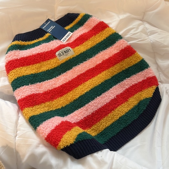 NWT rainbow dog sweater - Picture 2 of 3
